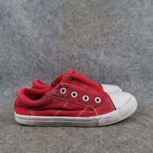 Cat & Jack Shoes Kids Toddler 13 Casual Sneakers Hook N Loop Red Canvas Flat